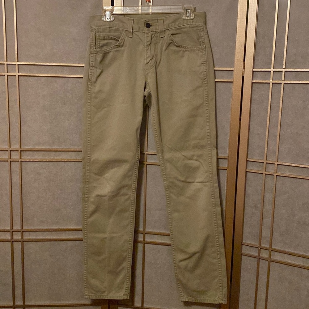 29x32 men’s Levi’s 511, khaki